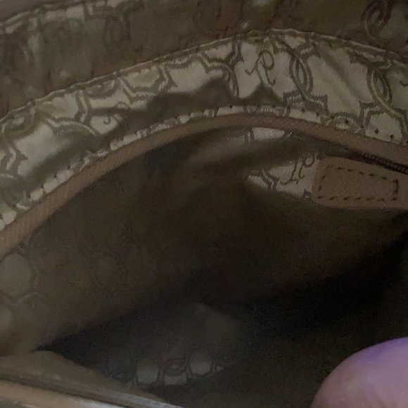 NEW IVANKA TRUMP TAN LARGE LEATHER HANDBAG WITH REMOVABLE SHOULDER STRAP - Picture 6 of 14